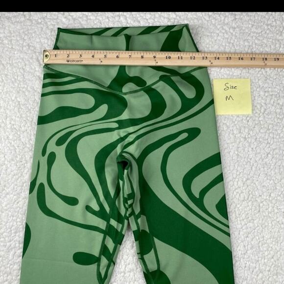 Vitality x Cosmopolitan Ascent Women’s Leggings – Botanical Green Swirl Print, M - Picture 6 of 6